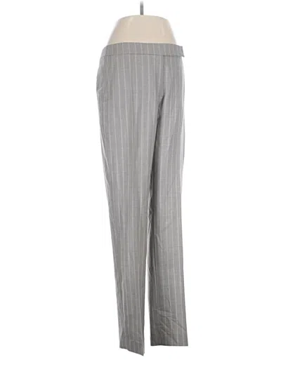 Pre-owned Façonnable Wool Pants In Gray