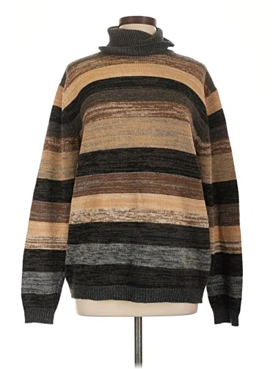 Pre-owned Façonnable Wool Pullover Sweater In Brown