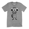 Factory 43 Unisex Raccoon Graphic Tee In Grey