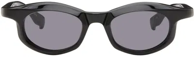 Factory900 Black Rf-043 Sunglasses In 001 Black + Grey