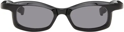 Factory900 Black Rf-044 Sunglasses In 001 Black + Grey