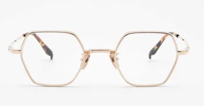 Factory900 Eyeglasses In Gold, Dark Havana