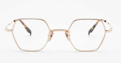 Factory900 Eyewear In Gold, Dark Havana