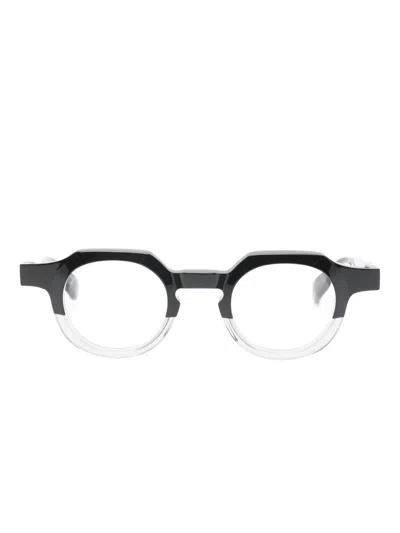 Factory900 Geometric-frame Glasses In Black