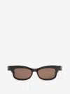 Factory900 Rectangular Sunglasses Fa-143 In Black