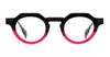 Factory900 Eyeglasses In Black/pink