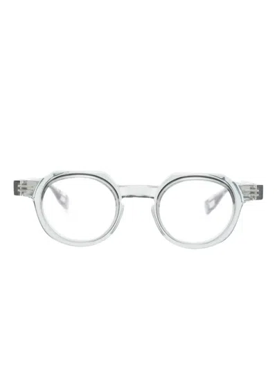 Factory900 Round-frame Glasses In Blue