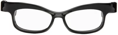 Factory900 Ssense Exclusive Black Fa-143 Glasses In 001 Black