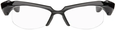 Factory900 Ssense Exclusive Black Fa-208 Glasses In 001 Black