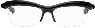 Factory900 Ssense Exclusive Black Fa-428 Glasses In 001 Black