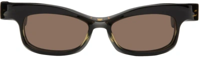 Factory900 Ssense Exclusive Brown Fa-143 Sunglasses In Blue