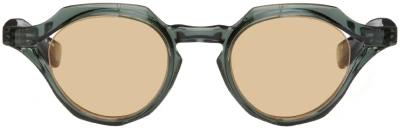 Factory900 Ssense Exclusive Green Rf-141 Sunglasses In 577 Orange