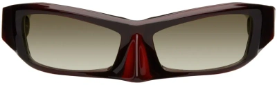 Factory900 Ssense Exclusive Red Fa-081 Sunglasses In 244 Red