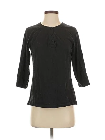 Pre-owned Faded Glory 3/4 Sleeve T-shirt In Black