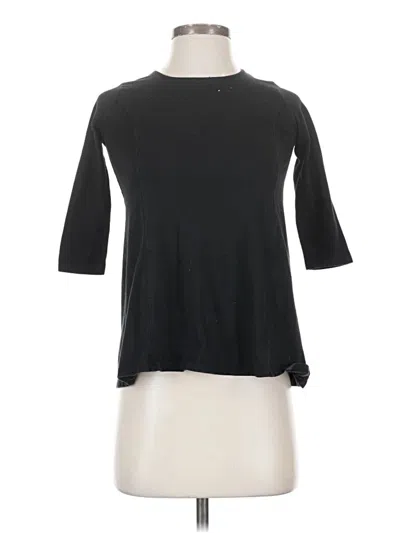 Pre-owned Faded Glory 3/4 Sleeve T-shirt In Black