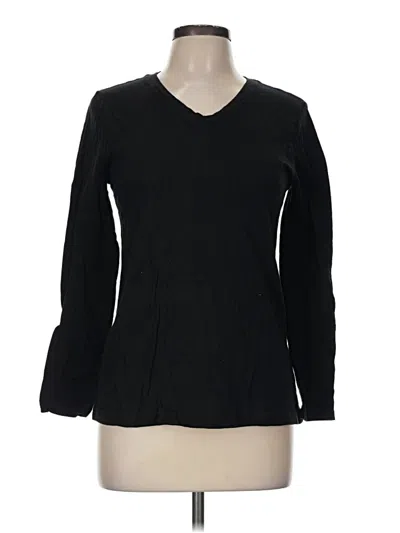 Pre-owned Faded Glory 3/4 Sleeve T-shirt In Black