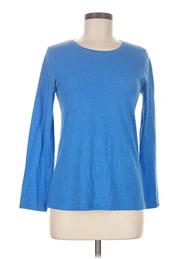 Pre-owned Faded Glory 3/4 Sleeve T-shirt In Blue