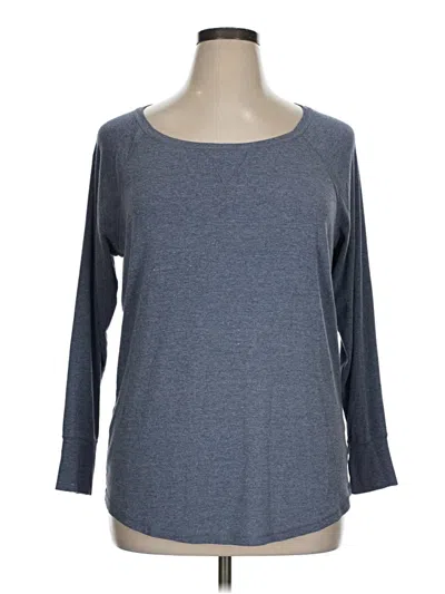 Pre-owned Faded Glory 3/4 Sleeve T-shirt In Gray