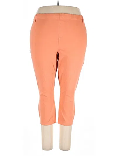 Pre-owned Faded Glory Active Pants In Orange