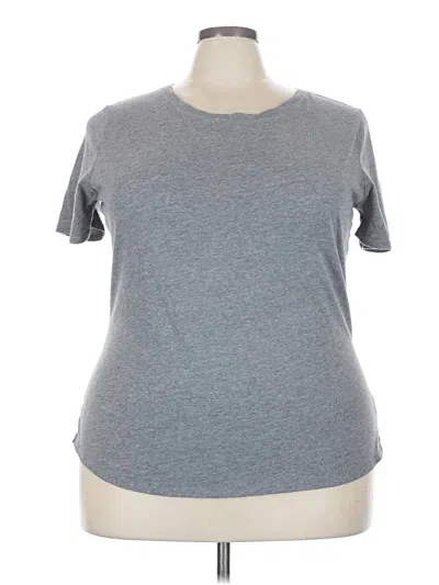 Pre-owned Faded Glory Active T-shirt In Gray
