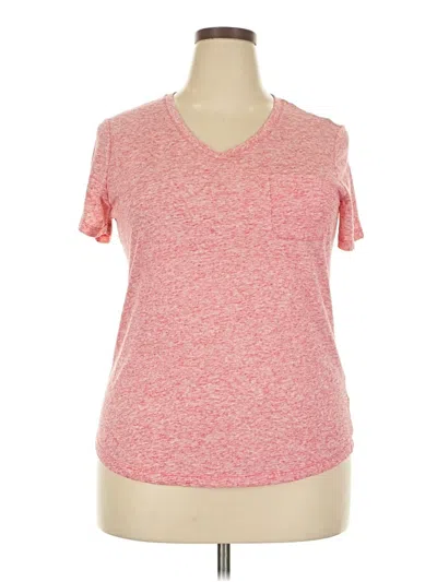 Pre-owned Faded Glory Active T-shirt In Red