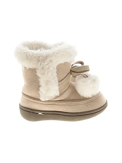 Pre-owned Faded Glory Kids' Ankle Boots In Tan