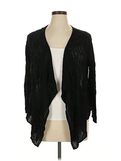 Pre-owned Faded Glory Cardigan Sweater In Black