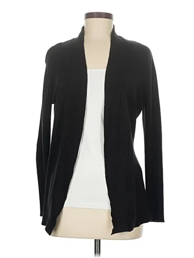 Pre-owned Faded Glory Cardigan Sweater In Black