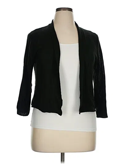 Pre-owned Faded Glory Cardigan Sweater In Black