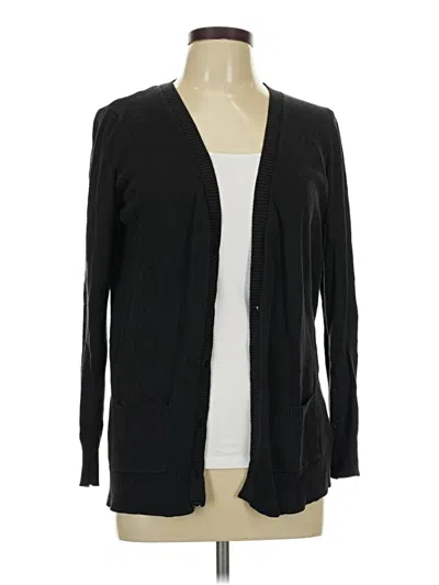 Pre-owned Faded Glory Cardigan Sweater In Black