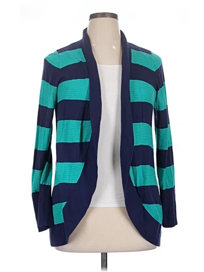 Pre-owned Faded Glory Cardigan Sweater In Blue