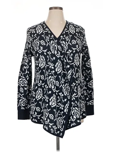 Pre-owned Faded Glory Cardigan Sweater In Blue