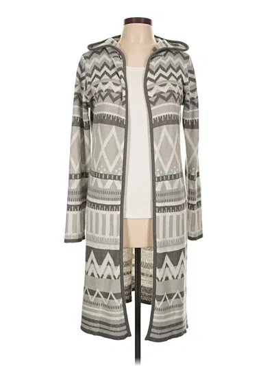 Pre-owned Faded Glory Cardigan Sweater In Gray