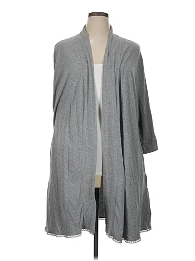 Pre-owned Faded Glory Cardigan Sweater In Gray