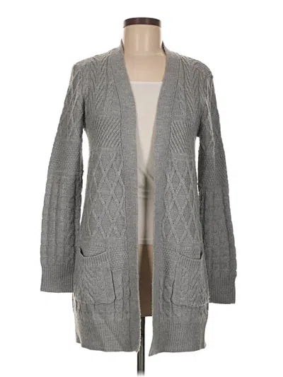 Pre-owned Faded Glory Cardigan Sweater In Gray