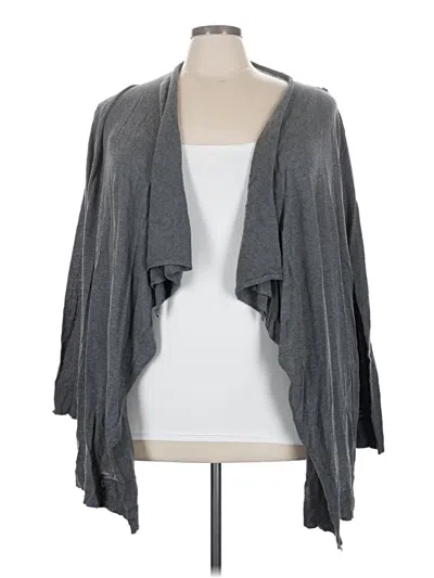 Pre-owned Faded Glory Cardigan Sweater In Gray