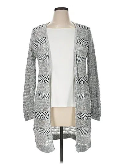 Pre-owned Faded Glory Cardigan Sweater In Gray