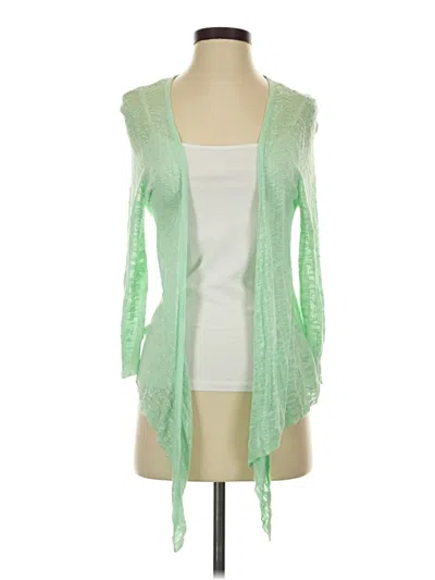 Pre-owned Faded Glory Cardigan Sweater In Green