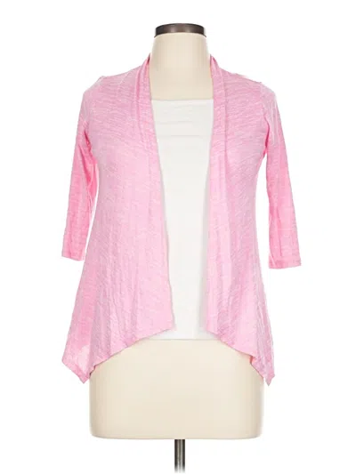Pre-owned Faded Glory Cardigan Sweater In Pink