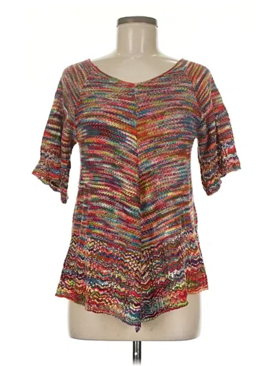 Pre-owned Faded Glory Cardigan Sweater In Red