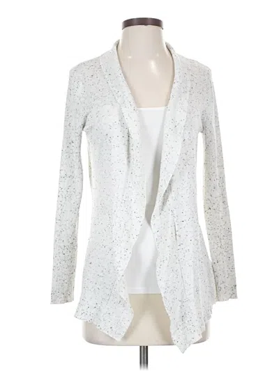 Pre-owned Faded Glory Cardigan Sweater In Silver