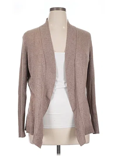 Pre-owned Faded Glory Cardigan Sweater In Tan