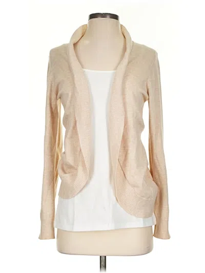 Pre-owned Faded Glory Cardigan Sweater In Tan