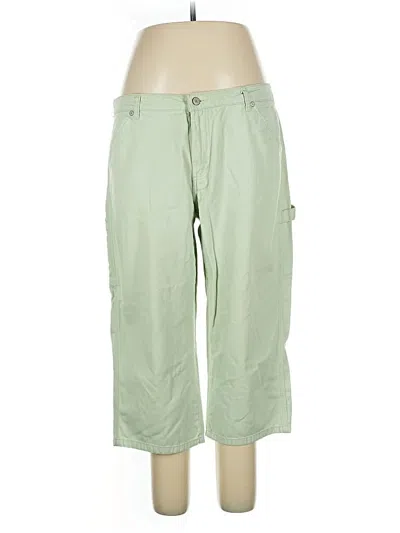 Pre-owned Faded Glory Cargo Pants In Green