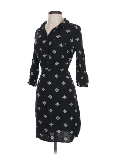 Pre-owned Faded Glory Casual Dress In Black