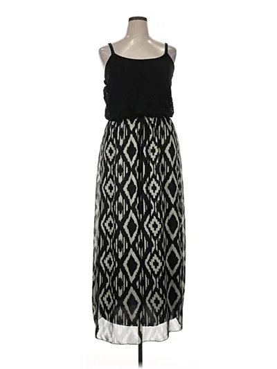 Pre-owned Faded Glory Casual Dress In Black