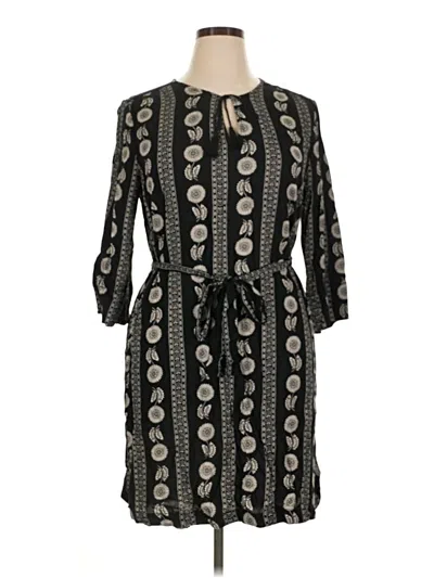 Pre-owned Faded Glory Casual Dress In Black