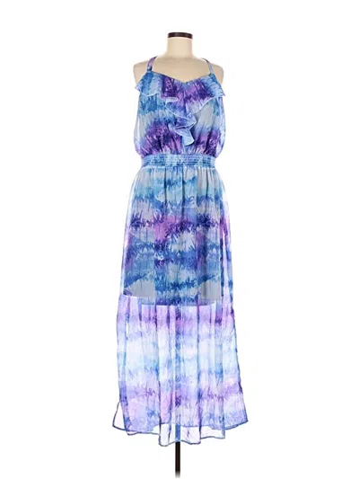 Pre-owned Faded Glory Casual Dress In Blue