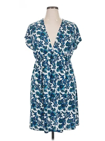 Pre-owned Faded Glory Casual Dress In Blue