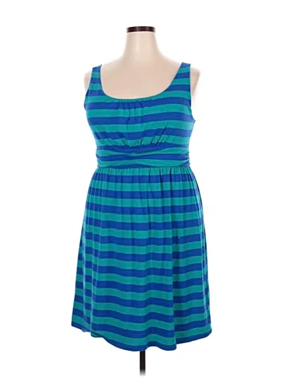 Pre-owned Faded Glory Casual Dress In Blue